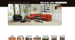 Desktop Screenshot of beavercarpets.com